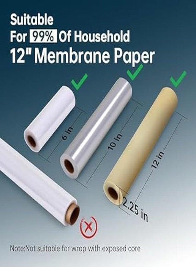 CHALISA Magnetic Foil Paper and Holder Plastic 3 in 1 Aluminum Foil and Plastic Wrap Organizer, Wall Mount Kitchen Wrap Organizer, Cling Wrap Dispenser with Paper Towel Holder - Image 3